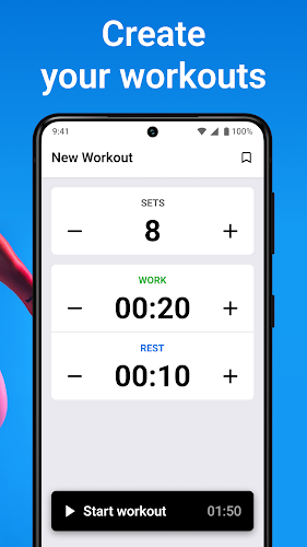 Interval Timer: Tabata Workout Captura de tela 2