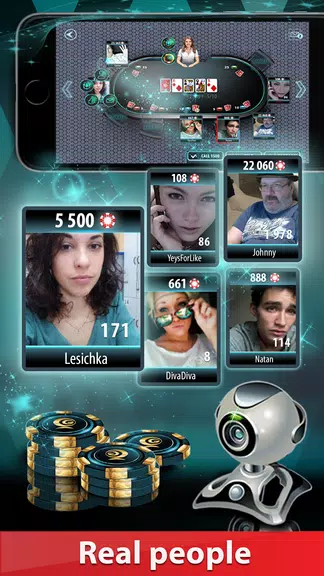 GC Poker 2: WebCamera-tables, Captura de tela 2