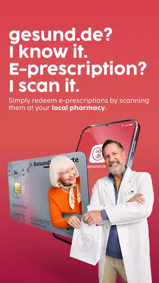 gesund.de - E-Prescription App ဖန်သားပြင်ဓာတ်ပုံ 1
