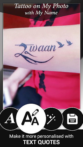 Tattoo Name On My Photo Editor Screenshot 1