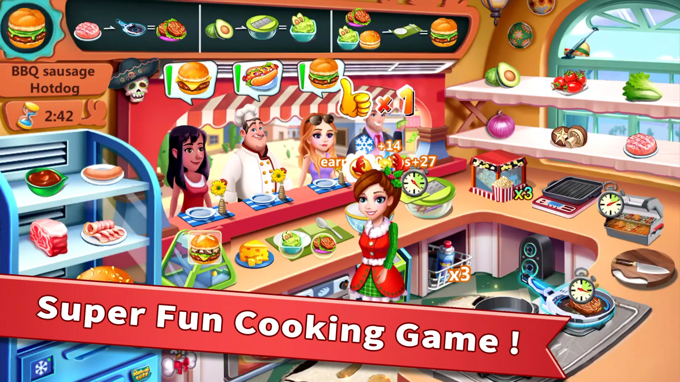 Schermata Rising Super Chef - Cook Fast 1