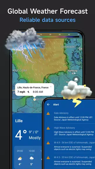 Live Weather & Radar Map 스크린샷 1