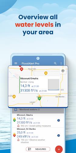 FloodAlert Waterlevel Alerts應用截圖第2張