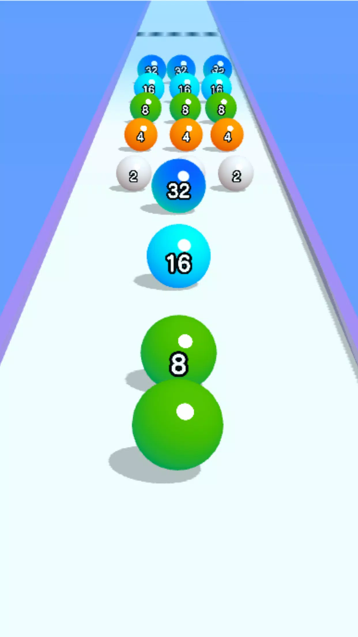 Ball Run 2048: merge number स्क्रीनशॉट 2