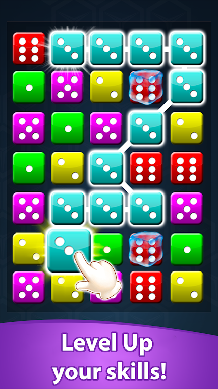 Dice Match Line Puzzle Games Captura de tela 4