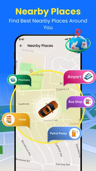 GPS Erde Karte Live Navigation Screenshot 3