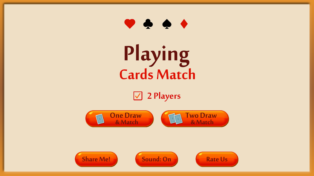 Playing Cards Matching Game - Memory booster game应用截图第1张