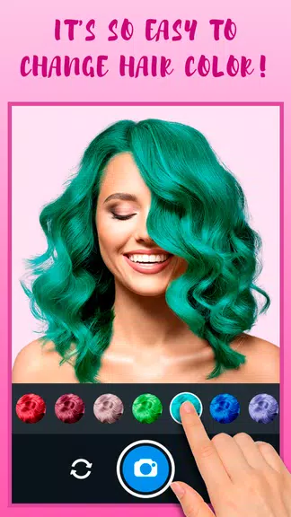 Hair Color Changer Zrzut ekranu 2