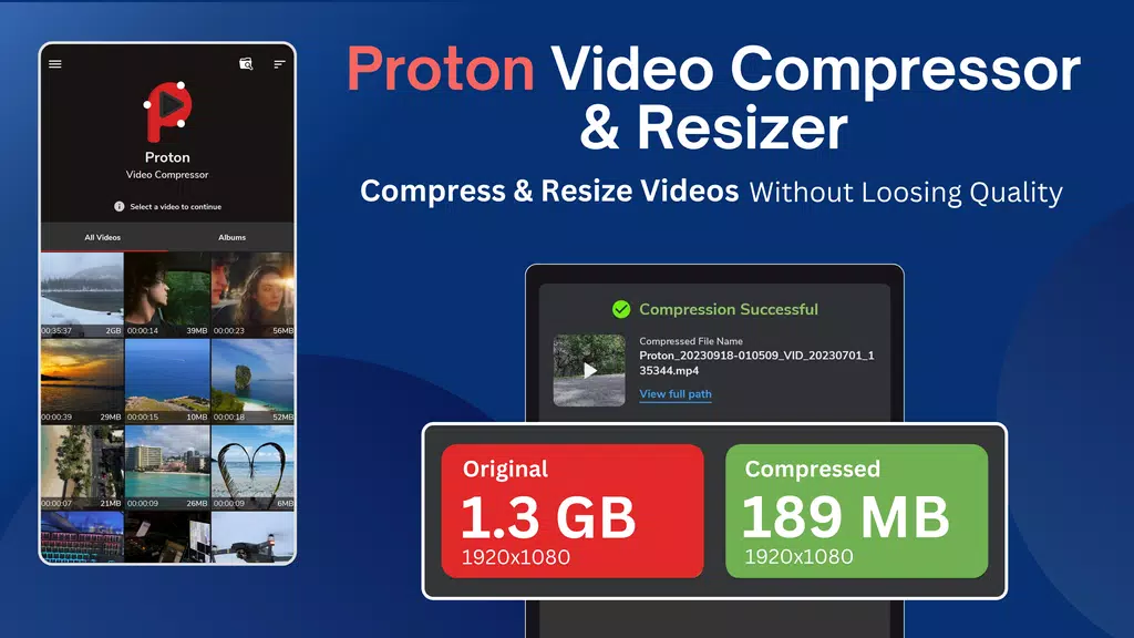 Reduce & compress video size Capture d’écran 1