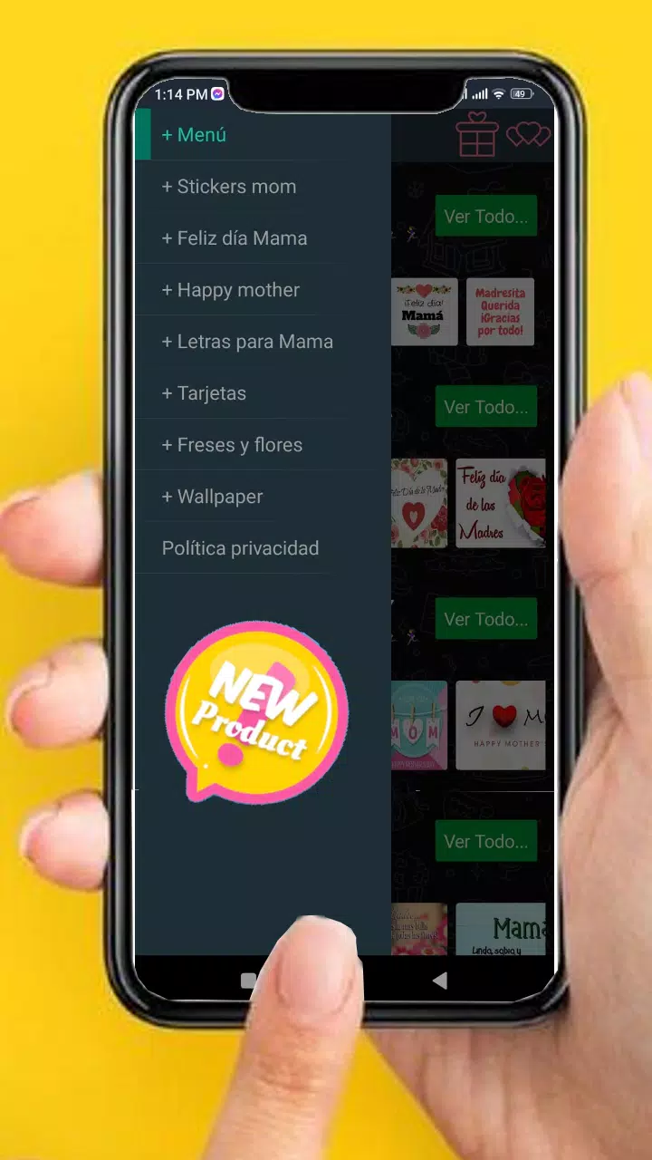 Feliz Día MAMA, Stickers mom应用截图第3张