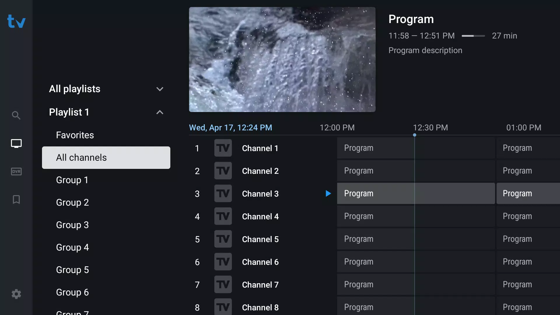 TiviMate IPTV Player Screenshot 1