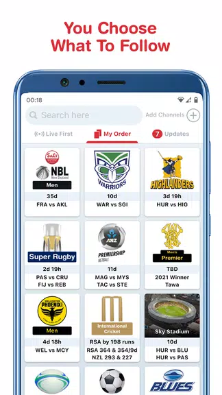 Tribe: Live Sports Scores應用截圖第2張