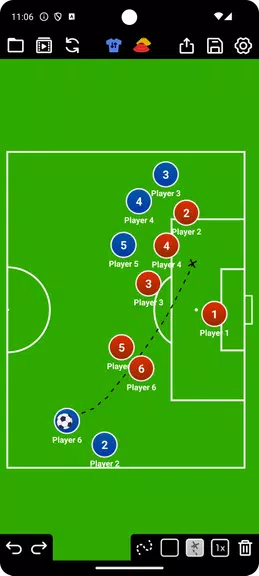 Coach Tactic Board: Soccer Screenshot 3