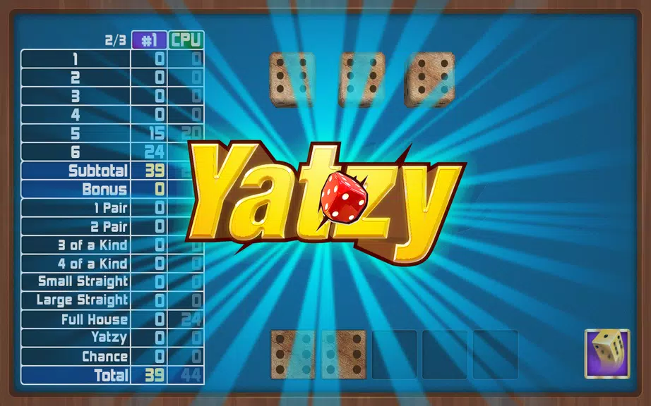 Yatzy Dice Game Captura de tela 4
