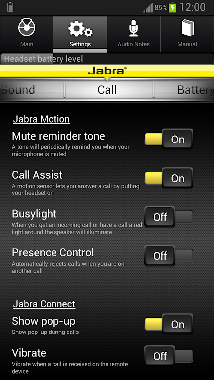 Jabra CONNECT Captura de pantalla 3