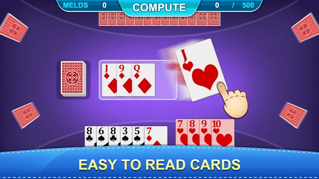 Rummy - Gin Rummy Card Games Tangkapan skrin 2