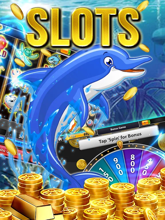 Dolphin Slots: Deluxe Pearl應用截圖第1張