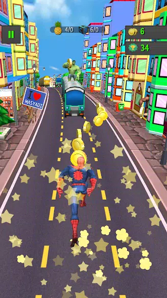 Spider Run Avenger應用截圖第2張