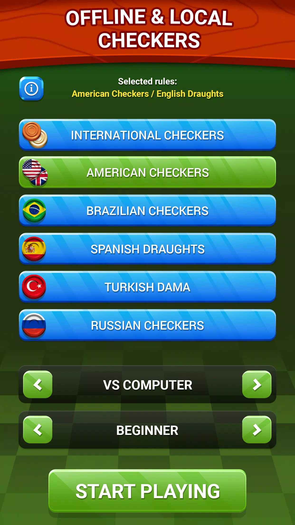 Checkers - Online & Offline應用截圖第4張
