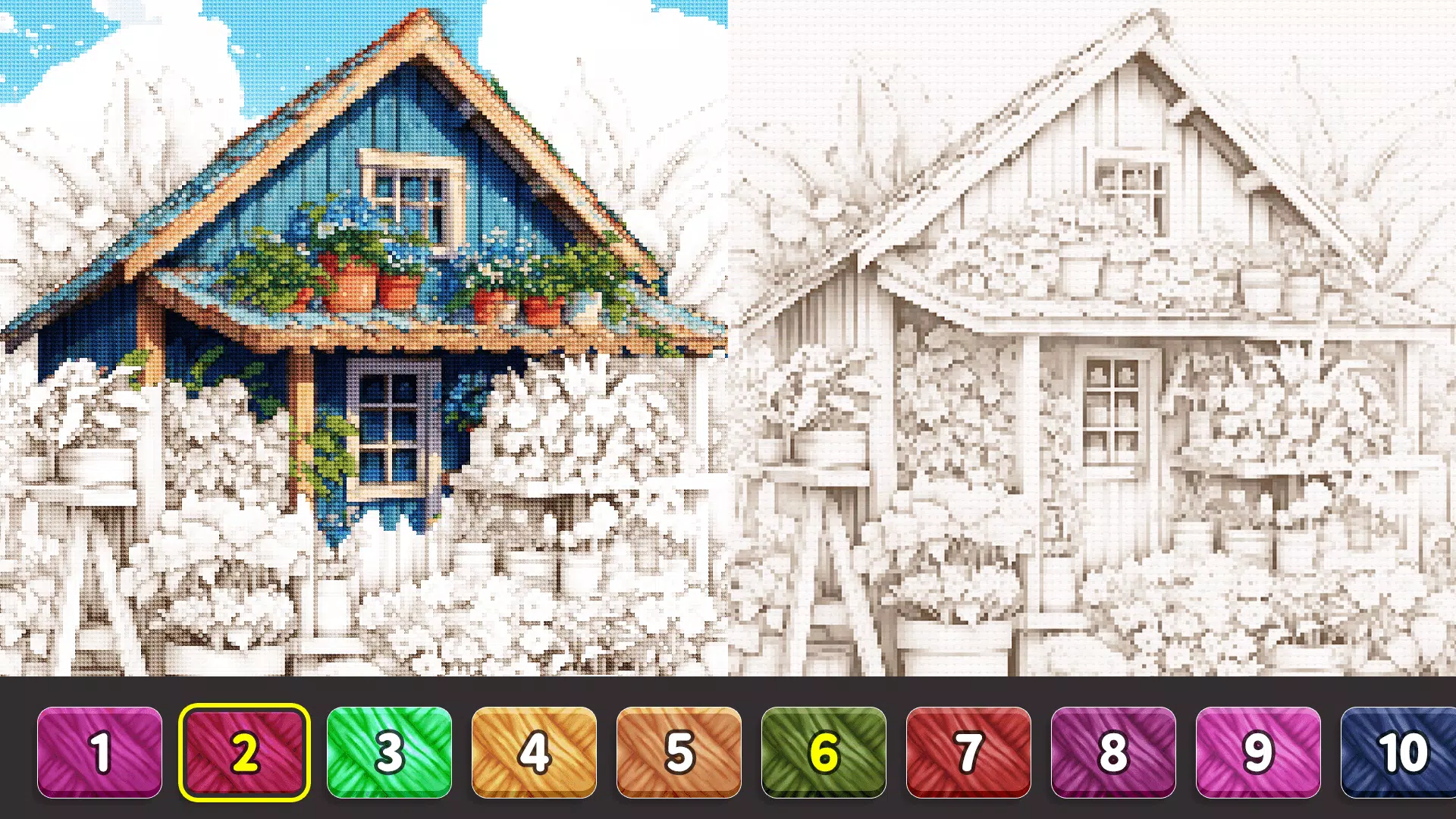 Cross Stitch: Color by Number Zrzut ekranu 3