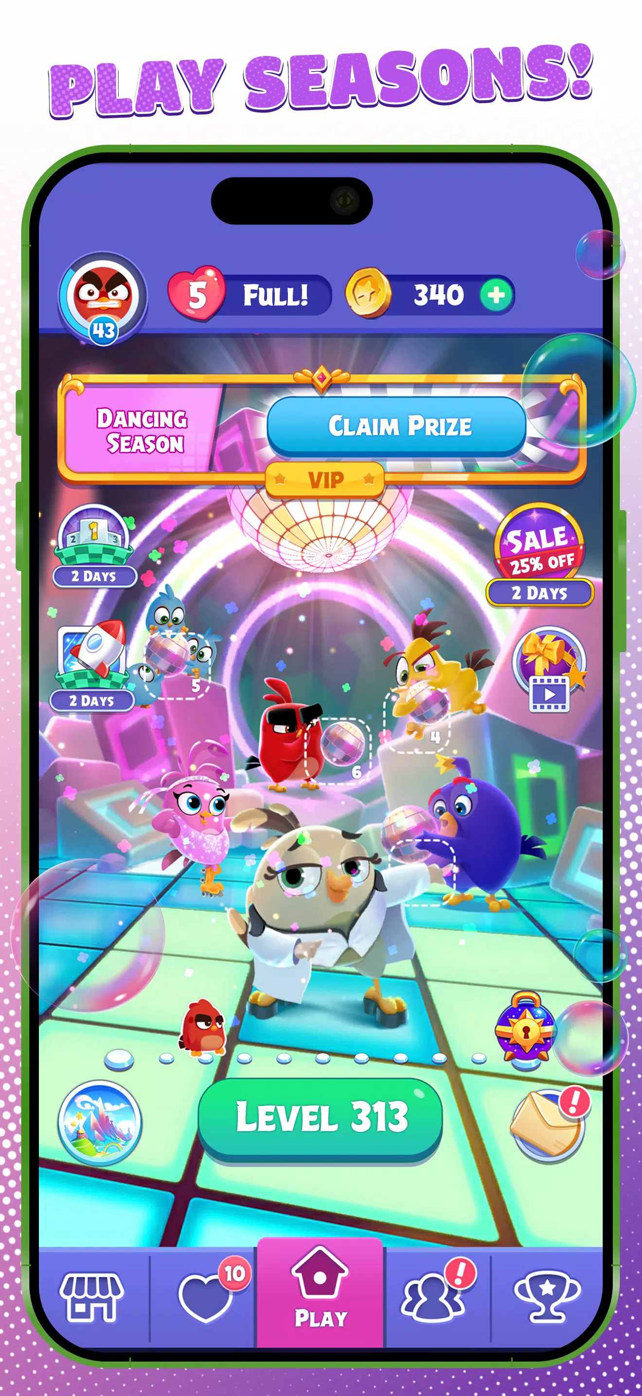 Angry Birds Dream Blast Скриншот 3