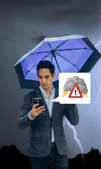 Thunderstorm- weather warnings 스크린샷 1