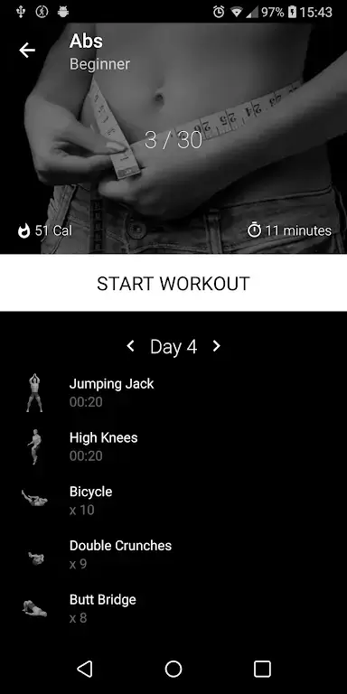 Six Pack in 30 Days Ekran Görüntüsü 1