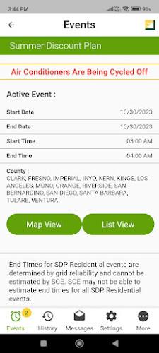 SCE DR Alerts Captura de pantalla 3