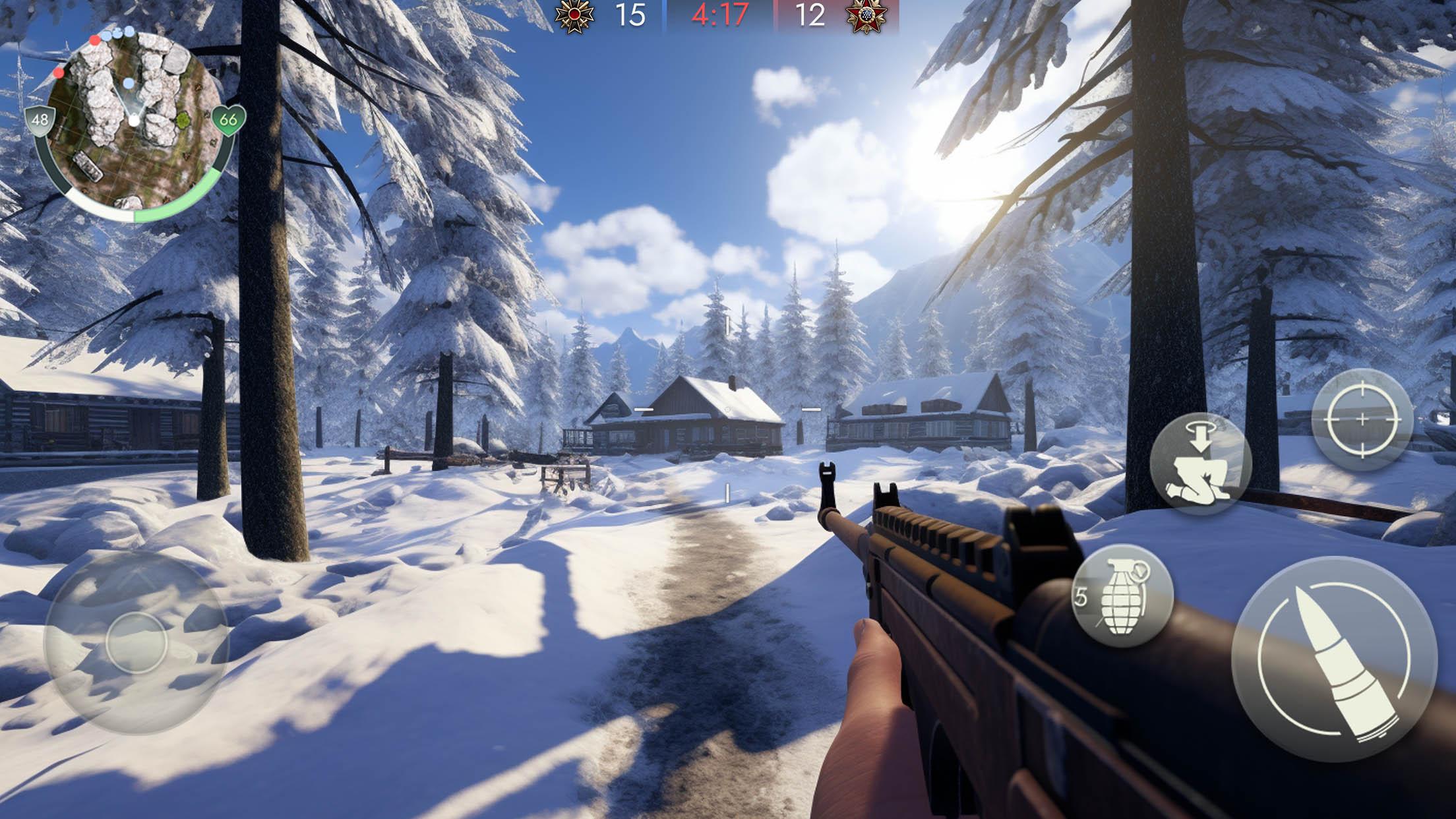 Schermata WW2 Frontline 1942: War Game 1