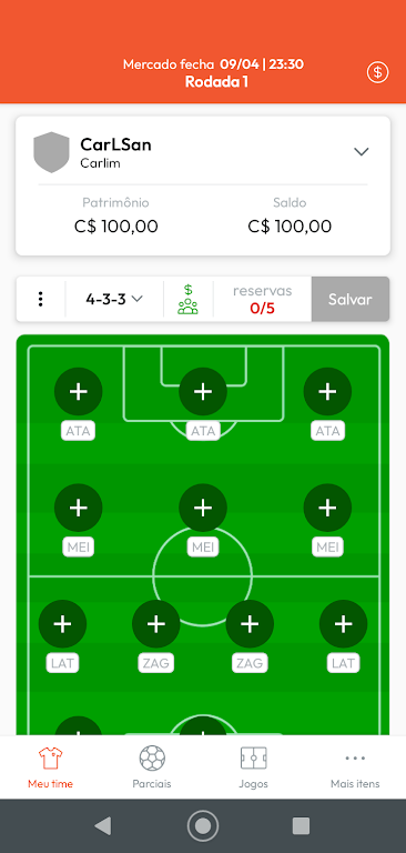 Parciais CFC Screenshot 1