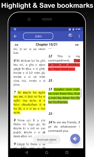 Yoruba & English Bible - With Full Offline Audio應用截圖第3張
