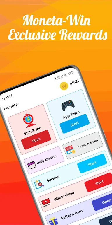 Moneta - Earn Redeem Code Captura de tela 1