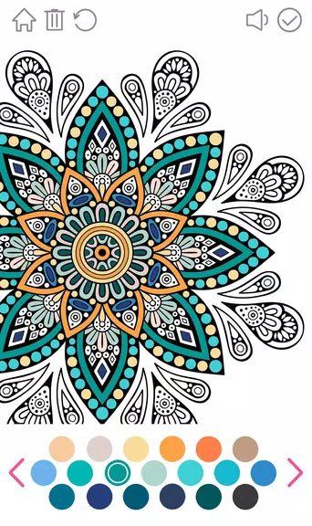 Mandala Color Game Antistress應用截圖第3張