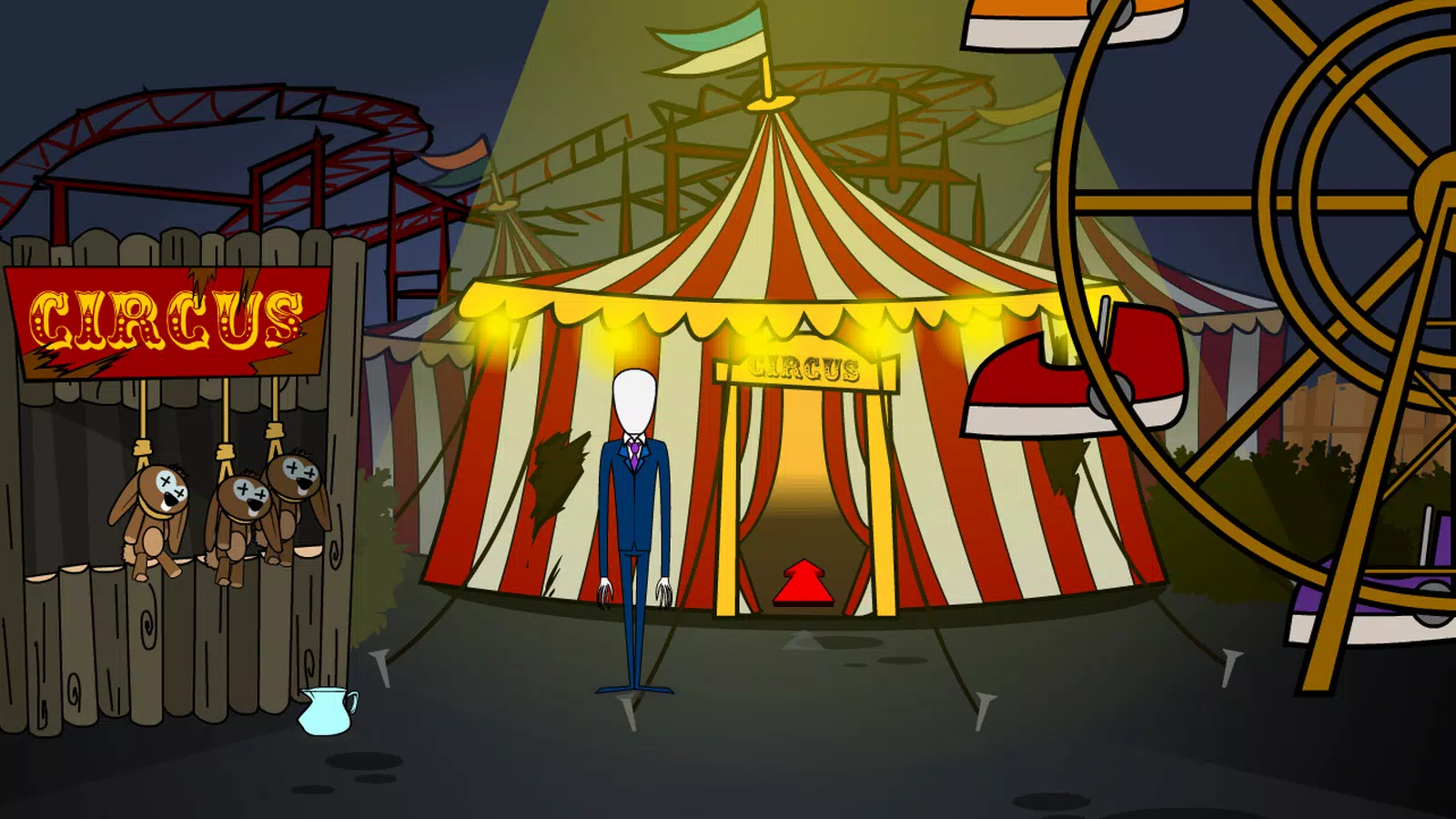 Slender Guy Saw Trap Screenshot 1
