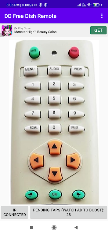 DD Dish Remote app-DTH स्क्रीनशॉट 1