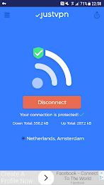 VPN high speed proxy - justvpn Captura de pantalla 2