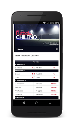 Live Chilean Soccer應用截圖第3張