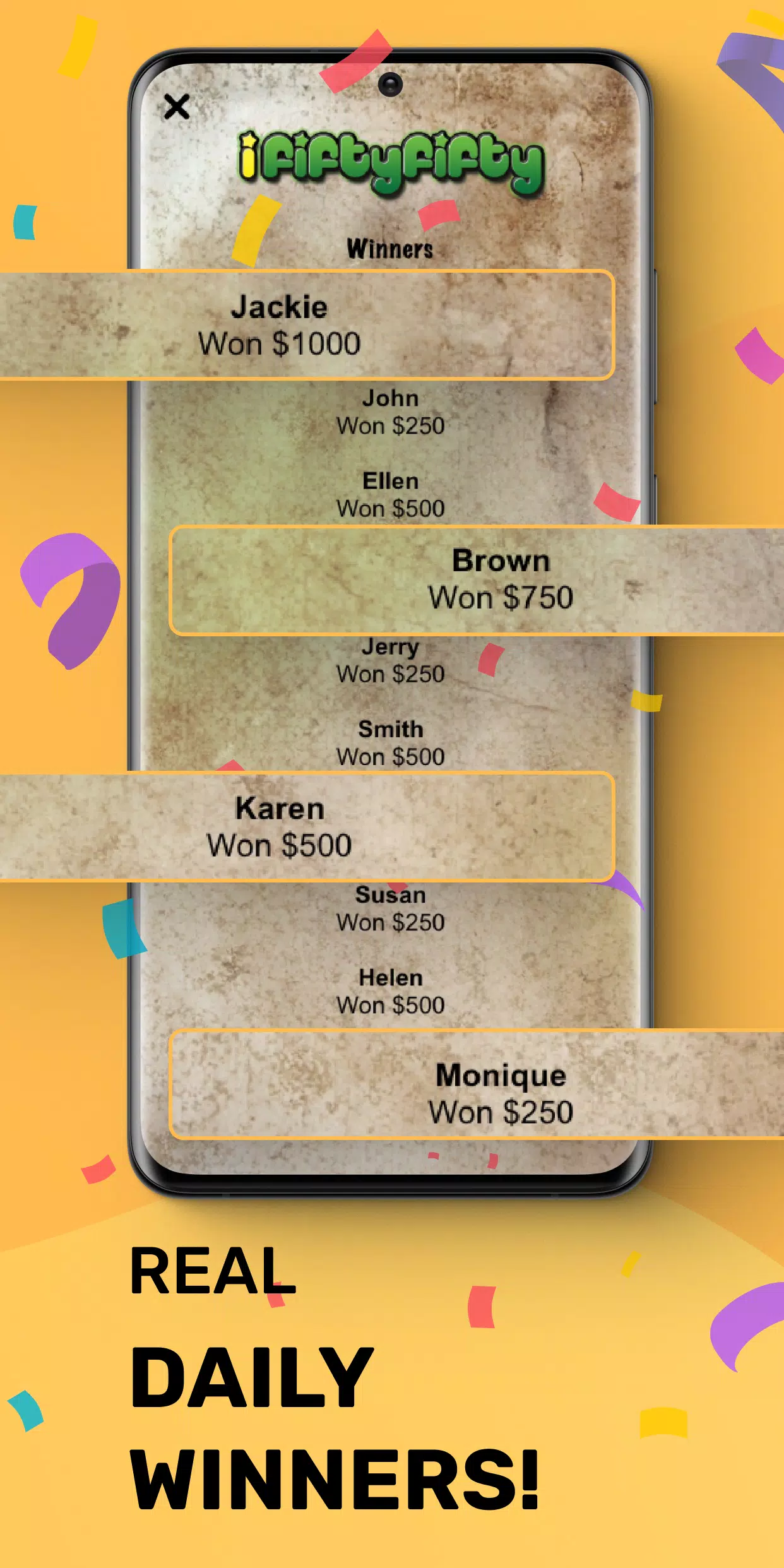 Money Making Game iFiftyFifty Ekran Görüntüsü 4
