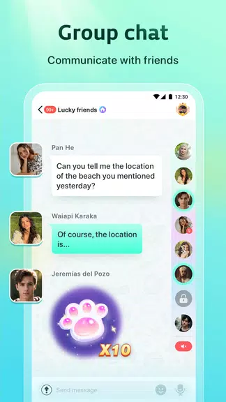 Kito-chat, vídeo, llamada Captura de pantalla 2