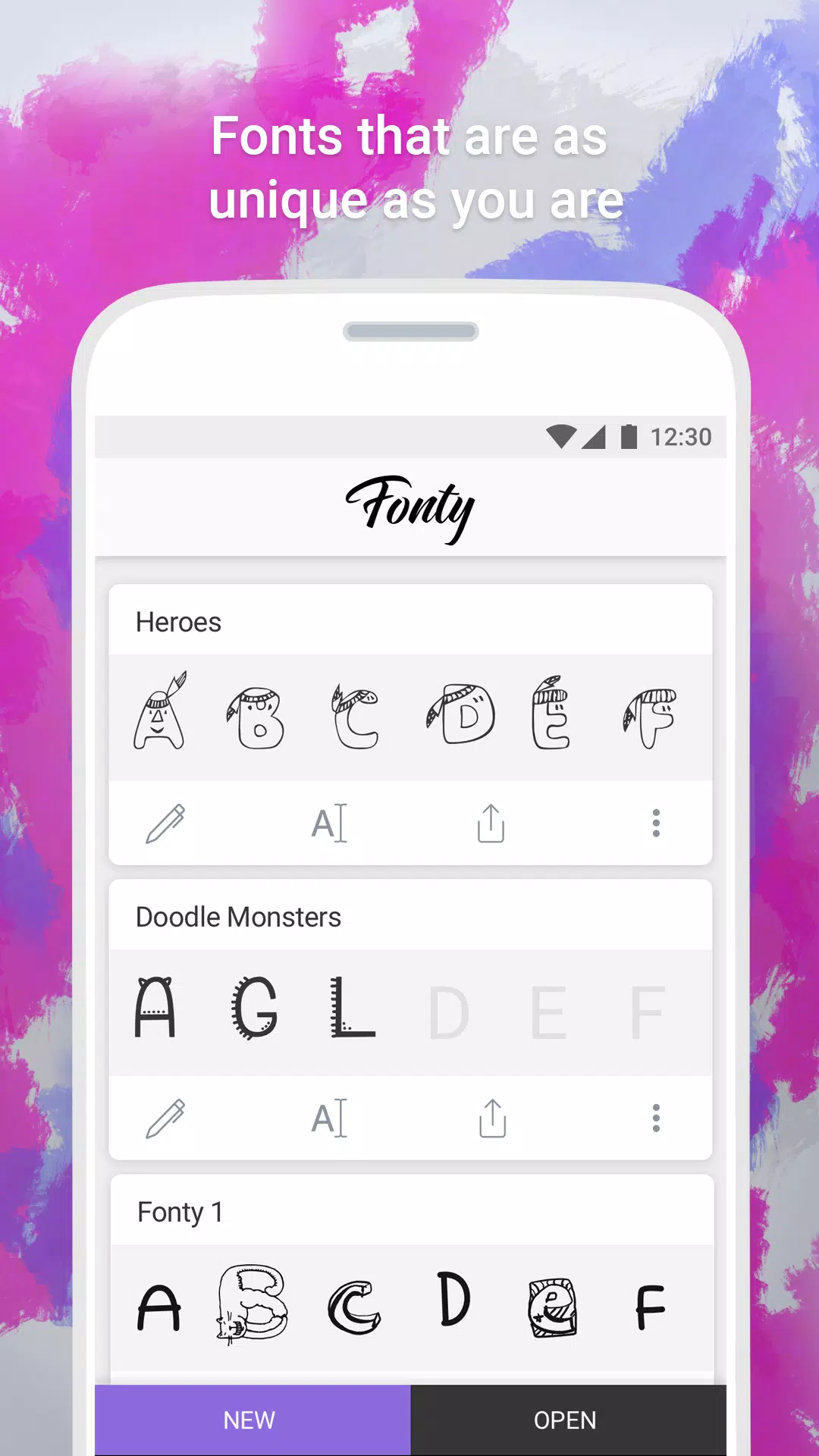 Fonty Tangkapan skrin 1