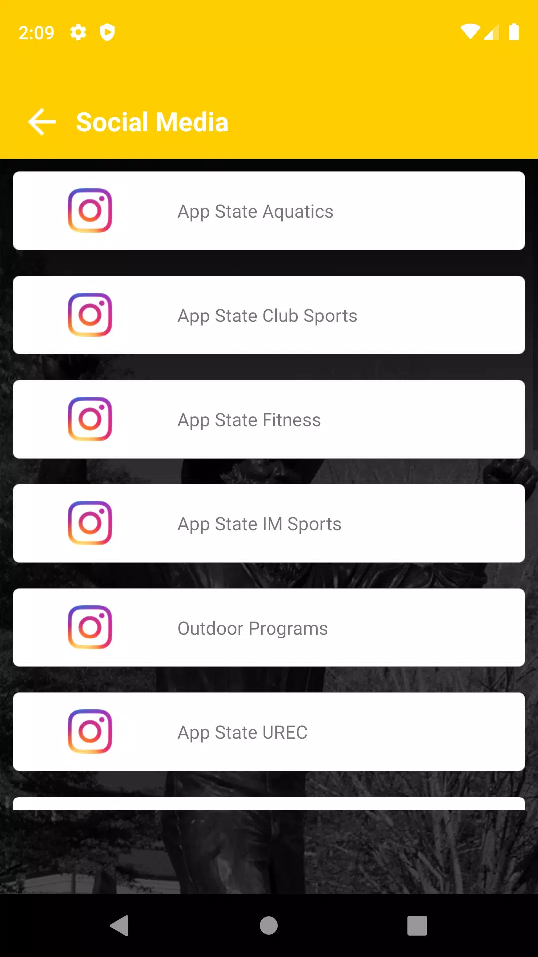 App State UREC Captura de tela 4