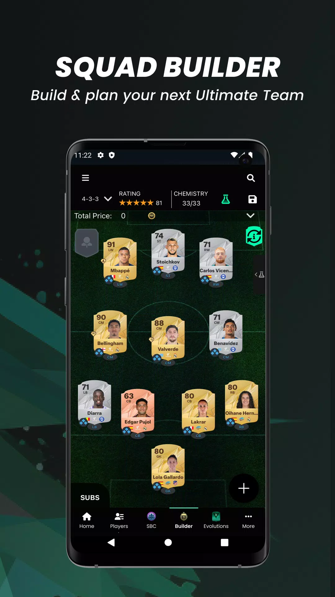 FUTBIN 24 Database & Draft Screenshot 4