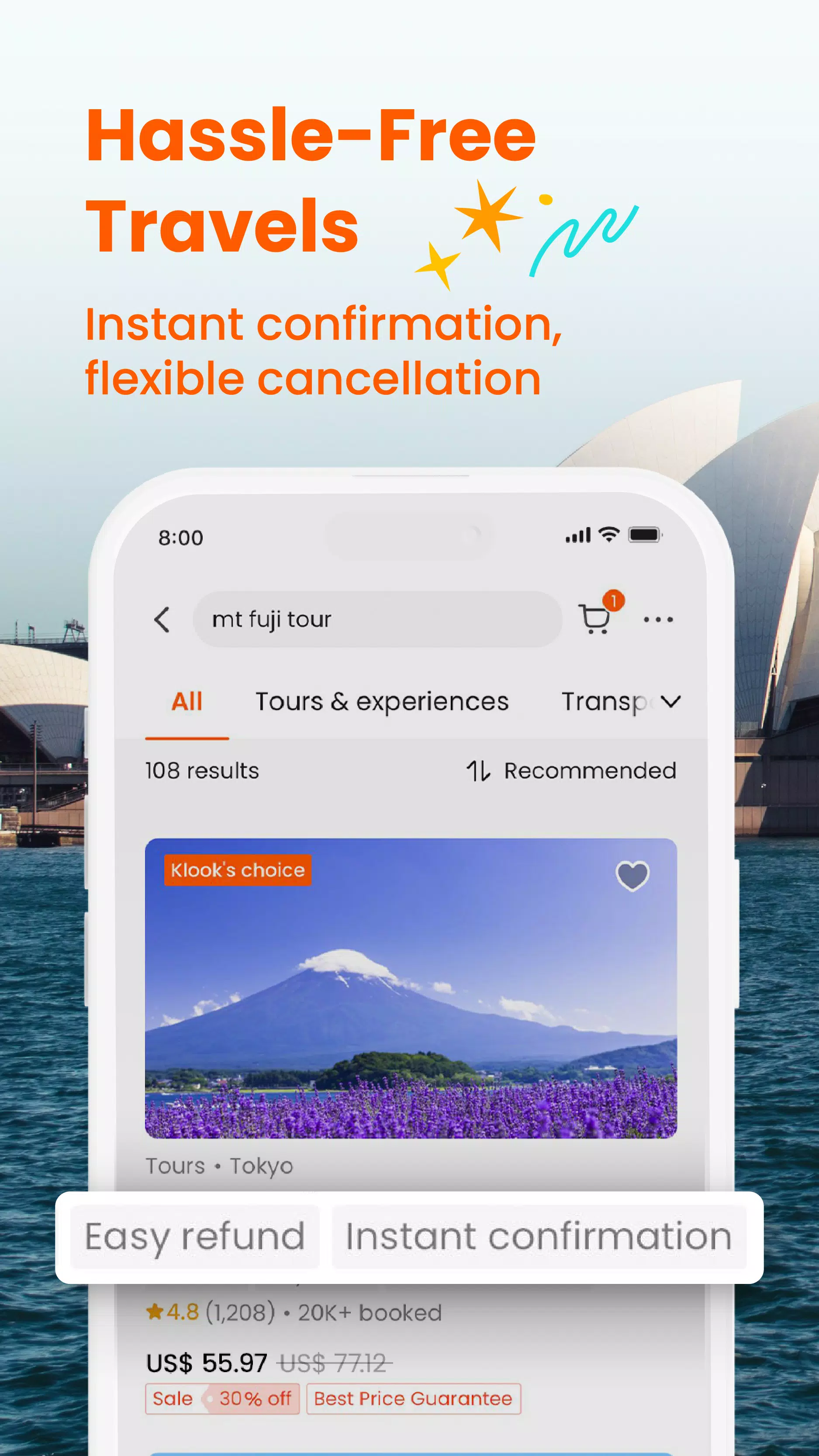 Klook - 全球旅遊＆住宿 & 玩樂體驗預訂平台應用截圖第4張