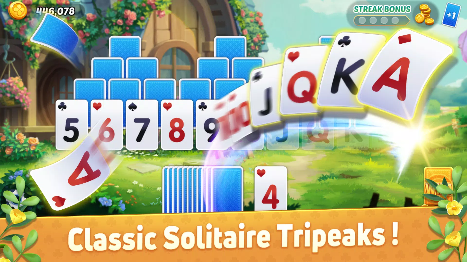 Solitaire Tripeaks Double Fun Captura de tela 1