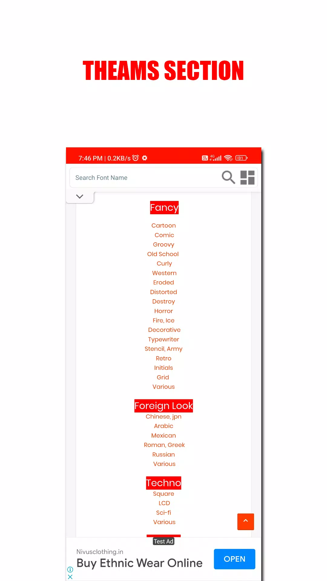 DA FONT’S Screenshot 4