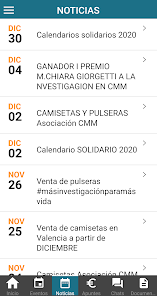 Schermata Asociación de Cáncer de Mama Metastásico (ACMM) 1