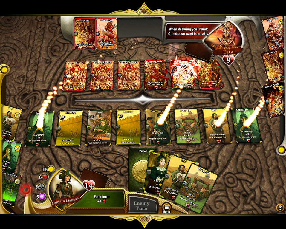 War of Omens Deck Builder Collectible Card Game 스크린샷 1