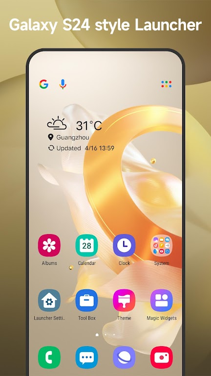 Cool S24 Launcher Galaxy OneUI Mod Capture d’écran 1