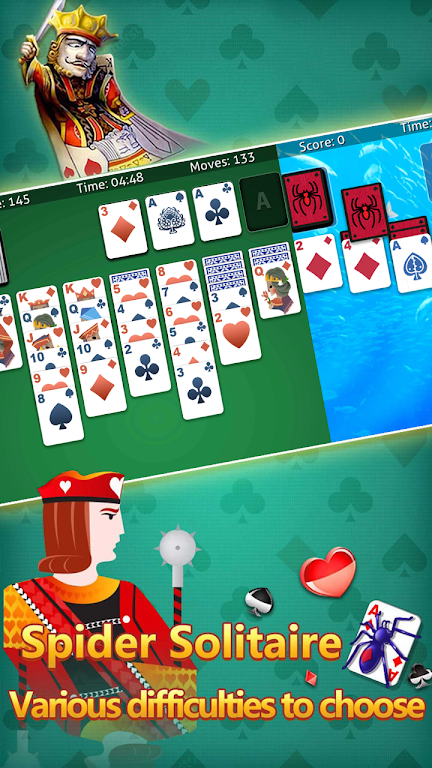Schermata klondike solitaire :card shark 1
