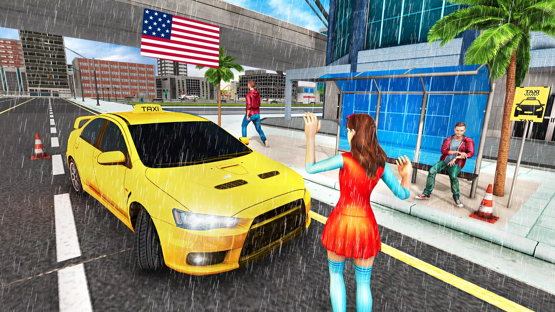 Taxi Car Driving : Taxi Sim 3D應用截圖第3張